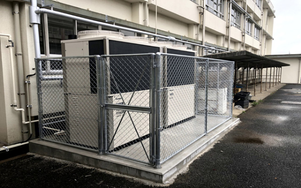 耐震性と安定性を確保した空調設備基礎工事