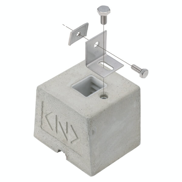 チャンネル架台用基礎ブロック